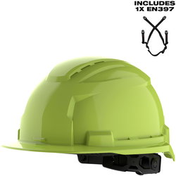 HARD HAT BOLT100 HI-VIS YELLOW VENTED MW498730