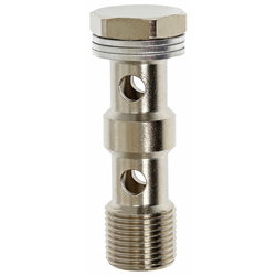 KAKSOISBANJOPULTTI 1/2 TIIVISTEILLÄ MESSINKI D8 MWD808