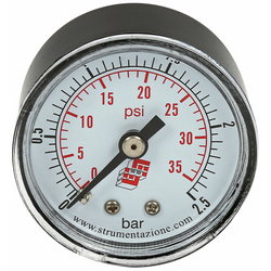 PAINEMITTARI M40 0-2.5BAR 1/8 TAKAKIINNITYS MWM4003