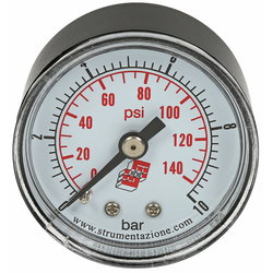 PAINEMITTARI M40 0-10BAR 1/8 TAKAKIINNITYS MWM4010