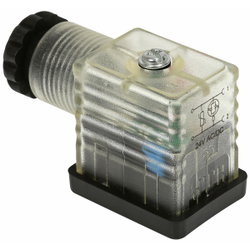 PISTOKE 22LED VDR 24V VÄRITÖN DIN43650B MWP0970510015