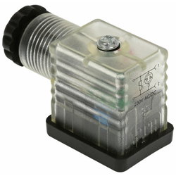 PISTOKE 22LED VDR 220V VÄRITÖN DIN43650B MWP0970510017