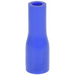 SILIKONSLANG 25/16MM L=102MM REDUCERING BLÅ NL842516