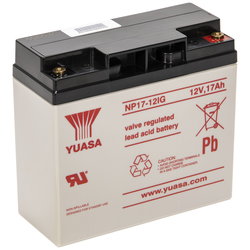 BATTERY YUASA INDUSTRIAL 12V/17A 181X76X167 NP17-12I