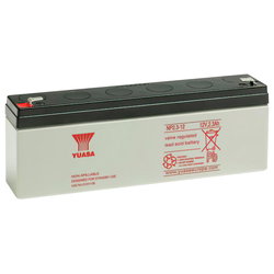 BATTERY YUASA INDUSTRIAL 12V/2.3AH 178X34X64 NP23-12