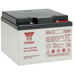 BATTERY YUASA INDUSTRIAL 12V/24A 166X175X125 NP24-12I