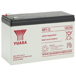BATTERY YUASA INDUSTRIAL 12V/7A 151X65X97,5 NP7-12