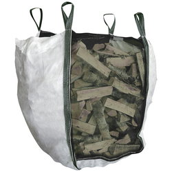 VEDSÄCK MED HANDTAG  96x96x100CM NS007