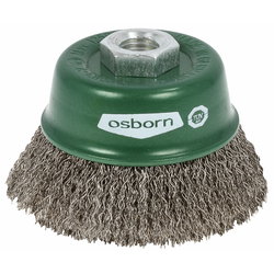 KOPPBORSTE 75X23 M14 0,3 ROSTFRITT STÅL OB076