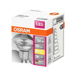 LED STAR PAR16  50 NON-DIM 36GRAD. 4,3W/827 GU10 OS175