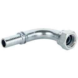 HOSE FITTING BSP 5/8-5/8 90 FEMALE THREAD P205901010