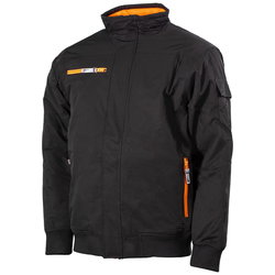 BOMBER JACKET LIGHT PADDED S GARRET BLACK PAT185-S