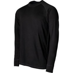 MERINOULL UNDERTRÖJA 4XL KARE SVART PAT200M-4XL