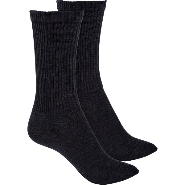 MERINO WOOL WORK SOCK 42-44 BLACK PAT221-42-44
