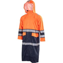 RAIN JACKET M KULTA LONG ORANGE/D.BLUE CL3 PAT530A-M