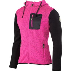 KNITTED FLEECE JACKET 3XL ISABEL LADIES PINK/BLACK PAT568N-3XL