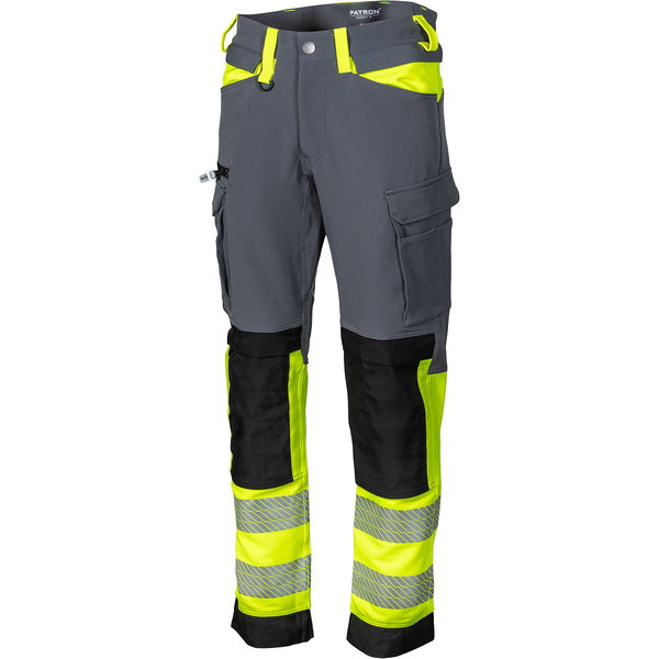 MIESTEN STRETCHHOUSU L LUKA HI-VIS KELT./HARM. PAT615K-L