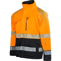 HUOMIOTAKKI 2XS DILAN HI-VIS ORANSSI/MUSTA 2LK PAT617O-2XS