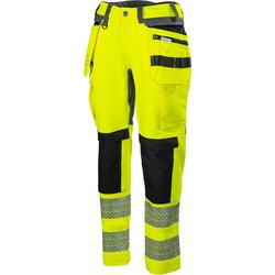 L.STRETCH PANT WELLFIT XL NIKI HI-VIS YELLOW/GREY PAT621K-XL