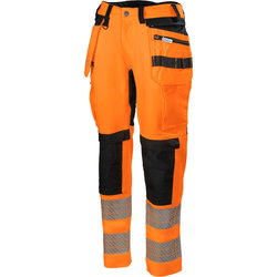 L.STRETCH PANT WELLFIT XS NIKI HI-VIS ORANGE/BLACK PAT621O-XS