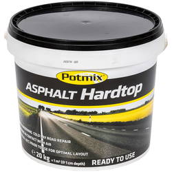 POTMIX ASFALTIN PAIKKAUSMASSA HARDTOP 20KG POT11082