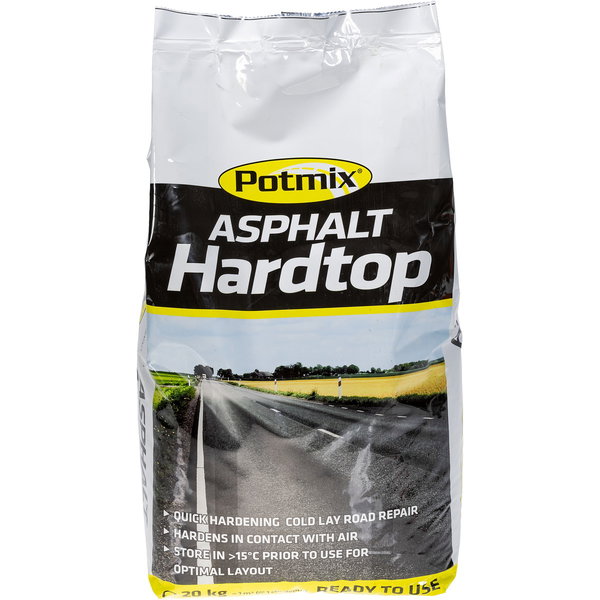 POTMIX ASFALTIN PAIKKAUSMASSA HARDTOP 20KG SÄKKI POT11084