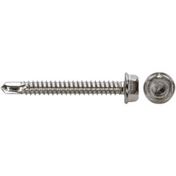 DRILL SCREW 6,3X50MM DIN7504K HEX HEAD A2 10PCS PRP06350RBA
