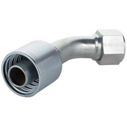HOSE FITTING JIC 3/4-1/2 45 FEMALE THREAD PS225400808