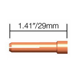 SPÄNNHYLSA KORT 1/16" / 1,6MM WP17 2ST PARWELD PW10N23S