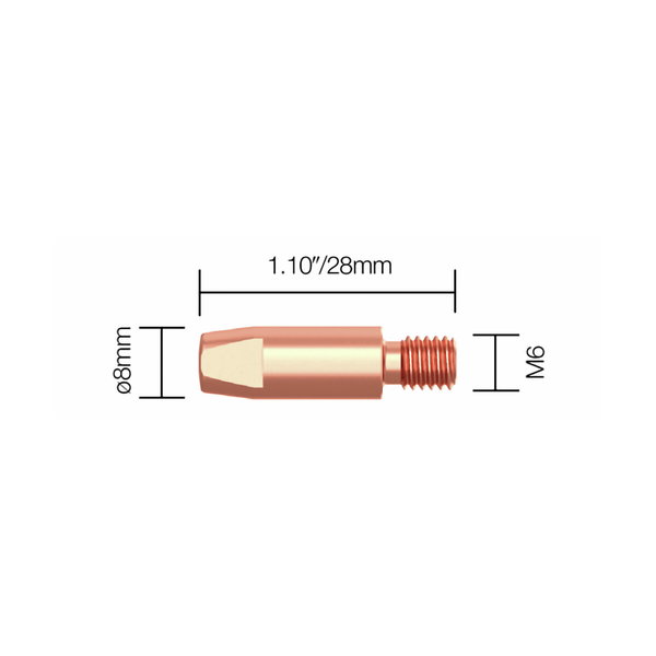 VIRTASUUTIN M6 1,0MM/28MM 5 KPL KEMPPI PW9876636