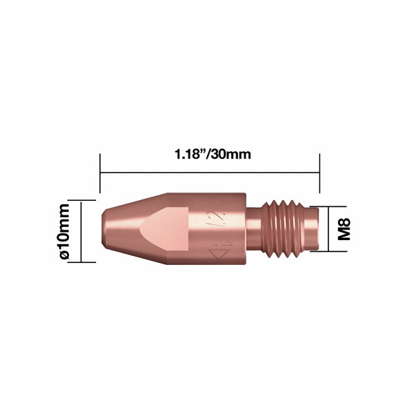 VIRTASUUTIN M8 1,2MM/30MM CRZR 10 KPL PARWELD PWB4015-12