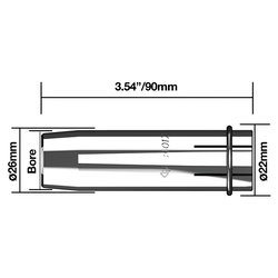 GASMUNSTYCKE 18MM 5ST PARWELD PWB4017