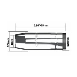 GASMUNSTYCKE 16MM 2ST XP8 PARWELD PWXP3002-16