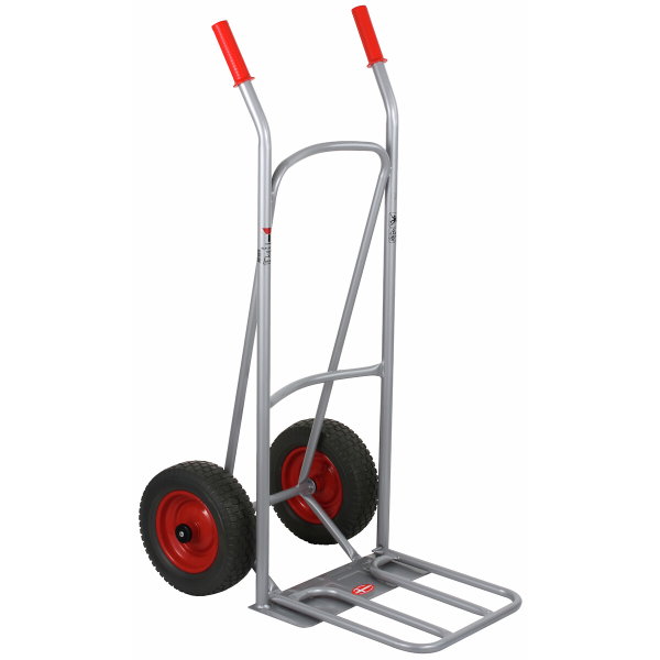 SACK TRUCK 200KG SILVER PU WHEELS RAVE201PU