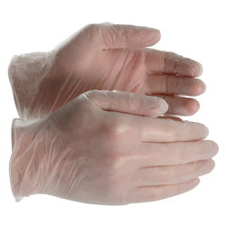 DISPOSABLE GLOVES L PVC 100PC VINYL COMFORT SG01909V
