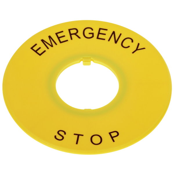 EMERGENCY STOP LABEL - ST0096-4 - IKH
