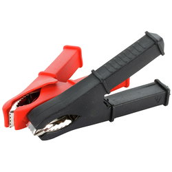 BATTERIKLÄMMOR 100A SVART+RÖD ISOLERADE ST050031