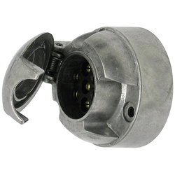 STICKDOSA 7-POL ALUMINIUM MED DIMLJUSBRYTARE IP ST050160