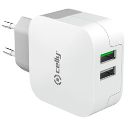 LADDARE FÖR VÄGGUTTAG 2XUSB-A 17W 3.4A ST050252