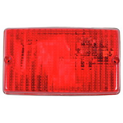 SIDE MARKER LIGHT RED 21W 125X74 RADEX ST100003