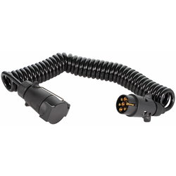SKARVSKABEL 7-POL 12V SPIRAL 4,5M ST100629