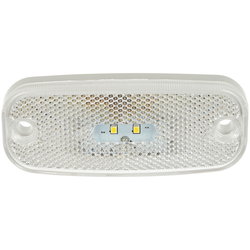 SIDE MARKER LIGHT LED WHITE 10-30V ST100656