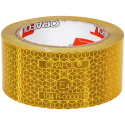 REFLEXTEJP GUL 50MMX12,5M ECE R104 ST100662A125