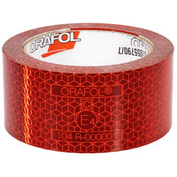 REFLEXTEJP RÖD 50MMX12,5M ECE R104 ST100662R125