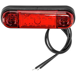 REAR END-OUTLINE LIGHT LED RED 12-24V ST100689RA