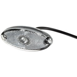 SIDE MARKER LIGHT FLATPOINT II WHITE LED 12-24V ST100737