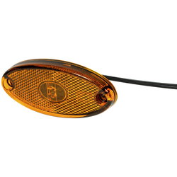 SIDE MARKER LIGHT FLATPOINT II YELLOW LED 12-24V ST100739