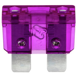 FLATSÄKRING 3A VIOLETT 10ST ST31202