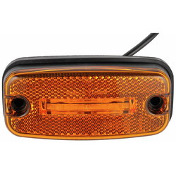 SIDE MARKER LIGHT LED YELLOW 24V 0,5M POL.COAT ST345600717