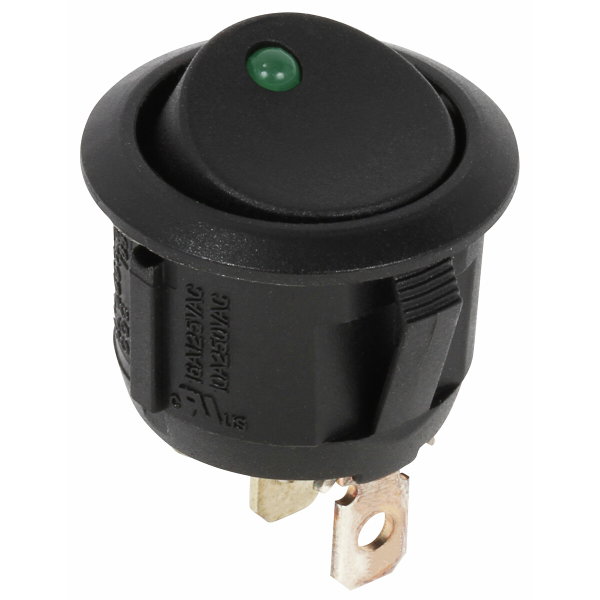 ROCKER SWITCH 10A 24 GREEN - ST70011 - IKH